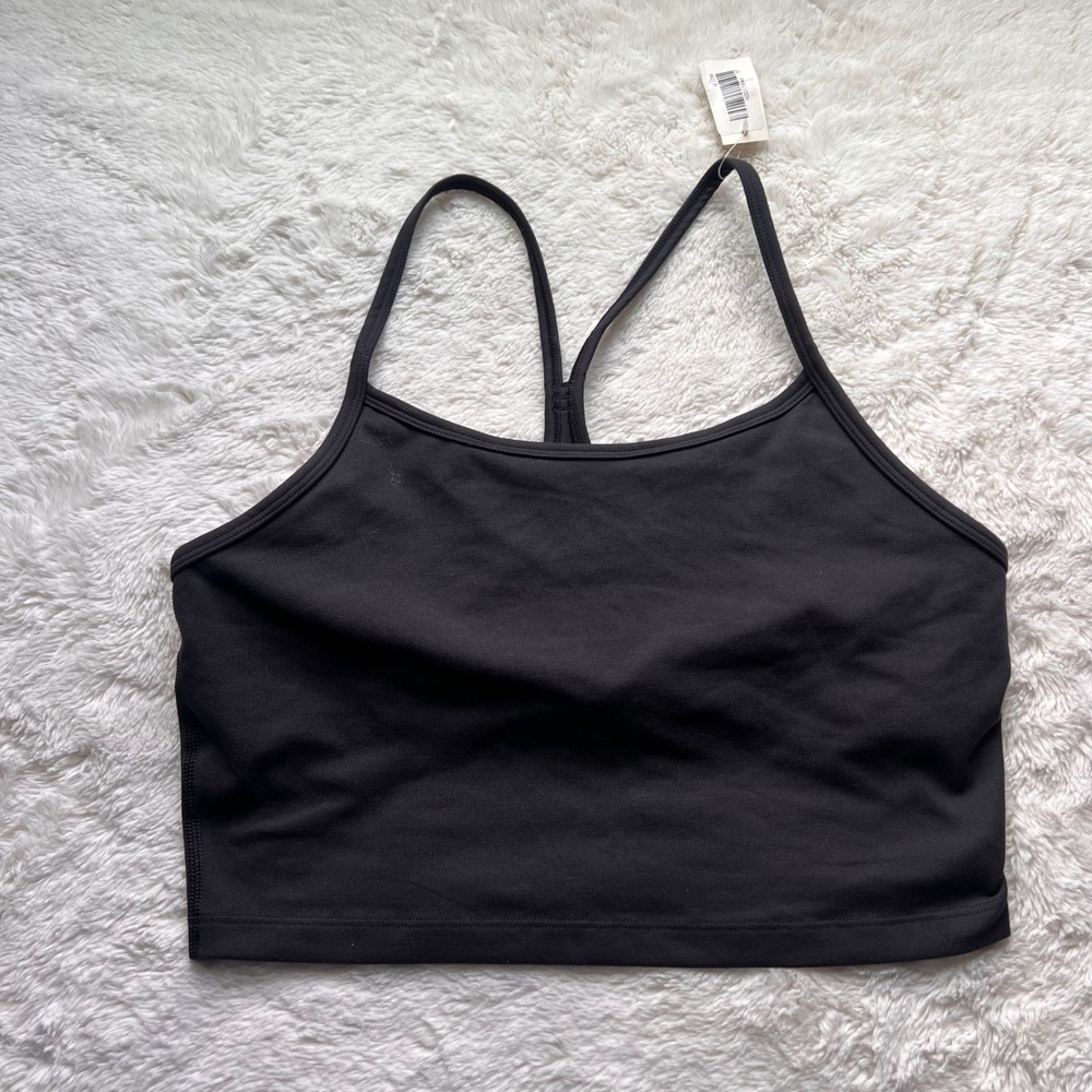 OFFLINE by Aerie The Hugger Recharge Sports Bra Black Racerback US M NWT Workout